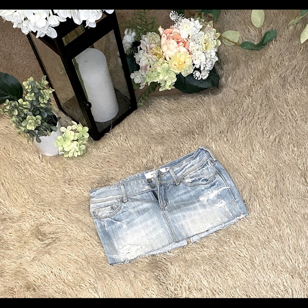 Vintage A&F jean skirt worn ONCE